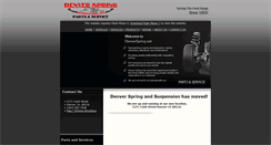 Desktop Screenshot of denverspringandsuspension.com